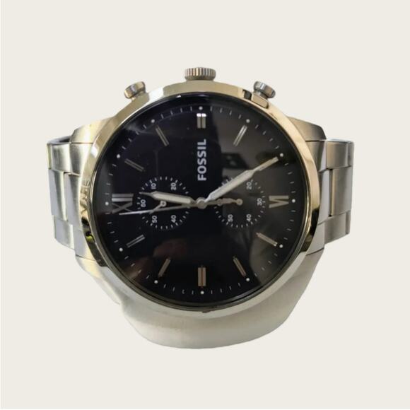 Fossil FS5546 Townsman Chronograph Silver-Tone Stainless Steel Watch - Picture 2 of 4